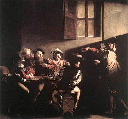 Caravaggio, Vocazione di san Matteo (Wikipedia)