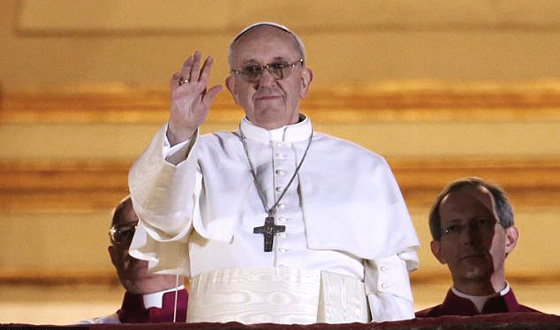 Papa Francesco (Getty Images in dailymail.co.uk)