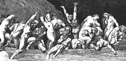 Gustave Doré, The souls «lasse e nude» (Wikipedia)