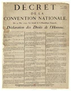 Déclaration des Droits de l'Homme, 1793 (gallica.bnf.fr)